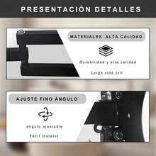 X-400 Base Soportes De Pantalla Pared Tv 14 A 55 Pulgadas Soporta Max 30kg Soporte De Tv Universal Compatible Soporte Universal Mural Para Televisión Monitor Inclinable Y Ajustable Color Negro UMMW - Ver 6