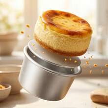 Bộ khuôn nướng bánh tròn, khuôn nướng nhôm đáy tháo rời, bao gồm khuôn nướng cheesecake mini chống dính dùng cho lò nướng, dụng cụ làm bánh nhà bếp - Xem 8