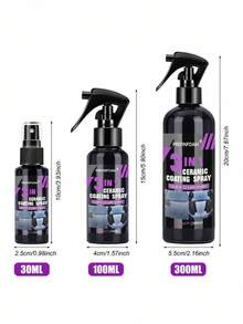 HGKJ P19 Ultimate Ceramic Coating Spray - Nano Car Coating Spray, Provides Long-Lasting Protection And Paint Care, Fast-Acting Car Paint Coating Agent, Nano Crystal Spray Wax, Transparent Coating Spray Sealant, Heat Resistant - Multicolor - View 9
