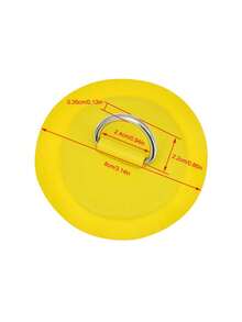4pcs Round D-Ring Fixing Washers, Boat D-Ring Patch, Water Sports Accessories, Suitable For Stand Up Paddleboard, Kayak, Saltwater Environment - Multicolor - View 3