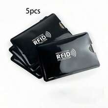 Anti-Demagnetization Silver Card, Bank Card Identity Shield, Anti-Scan, Anti-Magnetic, Anti-Theft, Anti-Stealing Card Sleeve, Card Sticker, Card Sleeve, Waterproof Card, Medical Card, ID Card Protector, Card Holder, Card Sleeve, Anti-Block Card Reader Lock, Bank Card, Identity Card Protector, Metal Aluminum Card Sleeve, Card Wallet, Wallet, Business Card Holder, Credit Card Holder, Women's Card Wallet, Men's Card Wallet, RFID Wallet - Multicolor - View 9