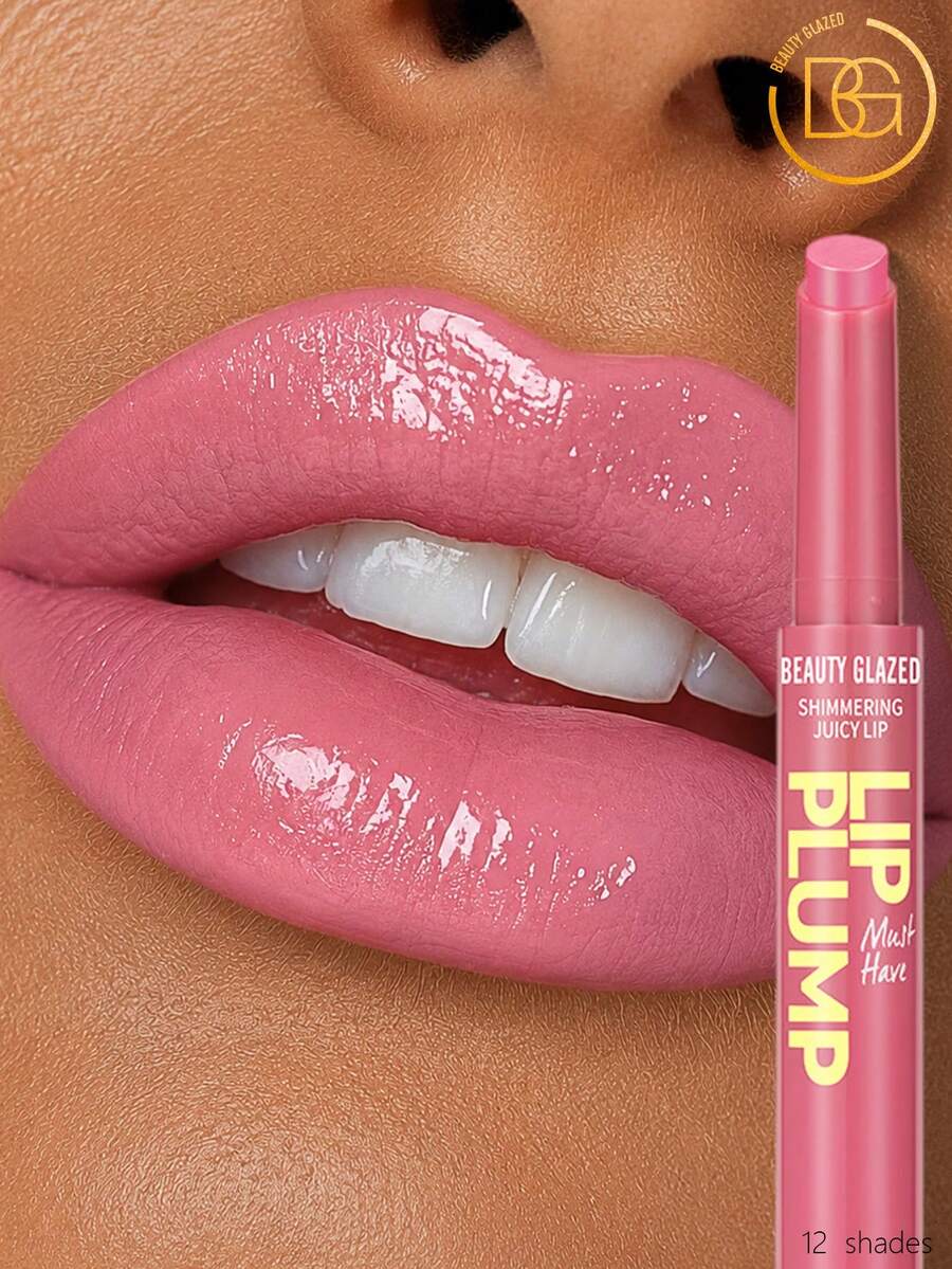 beauty glazed Lip Balm yang Melembapkan dan Mengisi Bibir, Memberikan Volume yang Ampuh, Kilap Tinggi, Melembapkan dan Mengisi Bibir Secara Ultra, Tekstur Cair - #02 - View 1