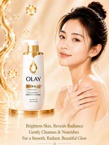 OLAY Radiant Glow Gel de Baño, Tamaño Completo 500g, Muestra 50g, Hidrata y Suaviza la Piel Áspera, Fragancia Duradera, No Pegajoso, Apto para Todos los Tipos de Piel - Gel de ducha OLAY Radiant Essence - Ver 3