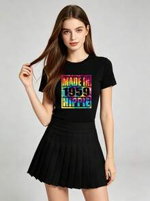 Women T-Shirts - 黑色 - 查看 6