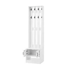 Hall Tree White Made Of Wood For Entryway And Hallway - 白色 - 查看 10