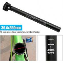 1pc Bicycle Seat Post, Aluminum Alloy Adjustable Clamp Seat Post, Suitable For Mountain Bike, Road Bike, Fixed Gear Bicycle, Bicycle Saddle Post - Multicolor - View 8