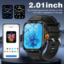 Smartwatch, Wireless Call/Dial, Multi-Sport Mode, Short Message Alert, Message Alert View, Customized Wallpaper, Compatible With IPhone/Andriod - Multicolor - View 2