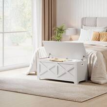 Storage Benches - Beige - View 5