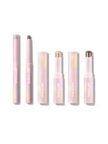 SHEGLAM [3Pcs] Crystal Jelly 亮片套組 品牌美妝化妝品 適合女士與女孩 - 古銅粉+香檳光澤+俏皮 - 查看 9