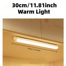 1pc Upgraded 3-Color USB Rechargeable Motion Sensor Night Light, Warm White/Cool White/3-Color, Suitable For Bedroom, Kitchen, Closet, Stairs, Hallway And Cabinet - Cabinet Light - View 16