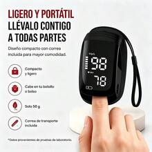 The Pulse Oximeter Features A Rechargeable USB-C Digital Interface, High-Precision Finger Pulse Measurement, And A  Display (Available In 5 Colors). - View 4