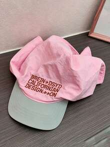 1pc Women's Quick-Dry Letter Embroidered Baseball Cap, Multifunctional, Outdoor Sun Protection, Suitable For Cycling, Beach And Daily Use - Multicolor - View 8
