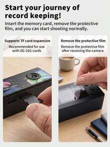 Kamera Mini Jempol, Desain Retro Ringan, Full HD 1080P, Baterai 200mAh, Kamera Digital Mini Retro, Kamera Mini Retro Portabel untuk Digantung, Pilihan Hadiah yang Sempurna - View 9