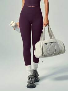 UONNOU 3pcs Women's Sports Shaping Tight Leggings, Peach Butt Lift, Waist Control, Tummy Control, Leg Shaping, Soft Fabric, Suitable For Yoga, Gym, Fashion Outfit, Daily Casual Commute, All Season - Multicolor - View 10