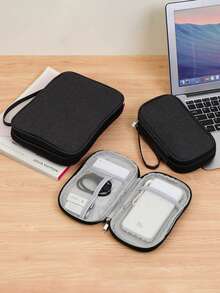 Electronic Product Storage Travel USB Cable Accessory Bag/Box, Waterproof, Suitable For Power Bank, Charging Cable, Charger, Mouse, Earphone, USB Drive, Etc. - Multicolor - View 6