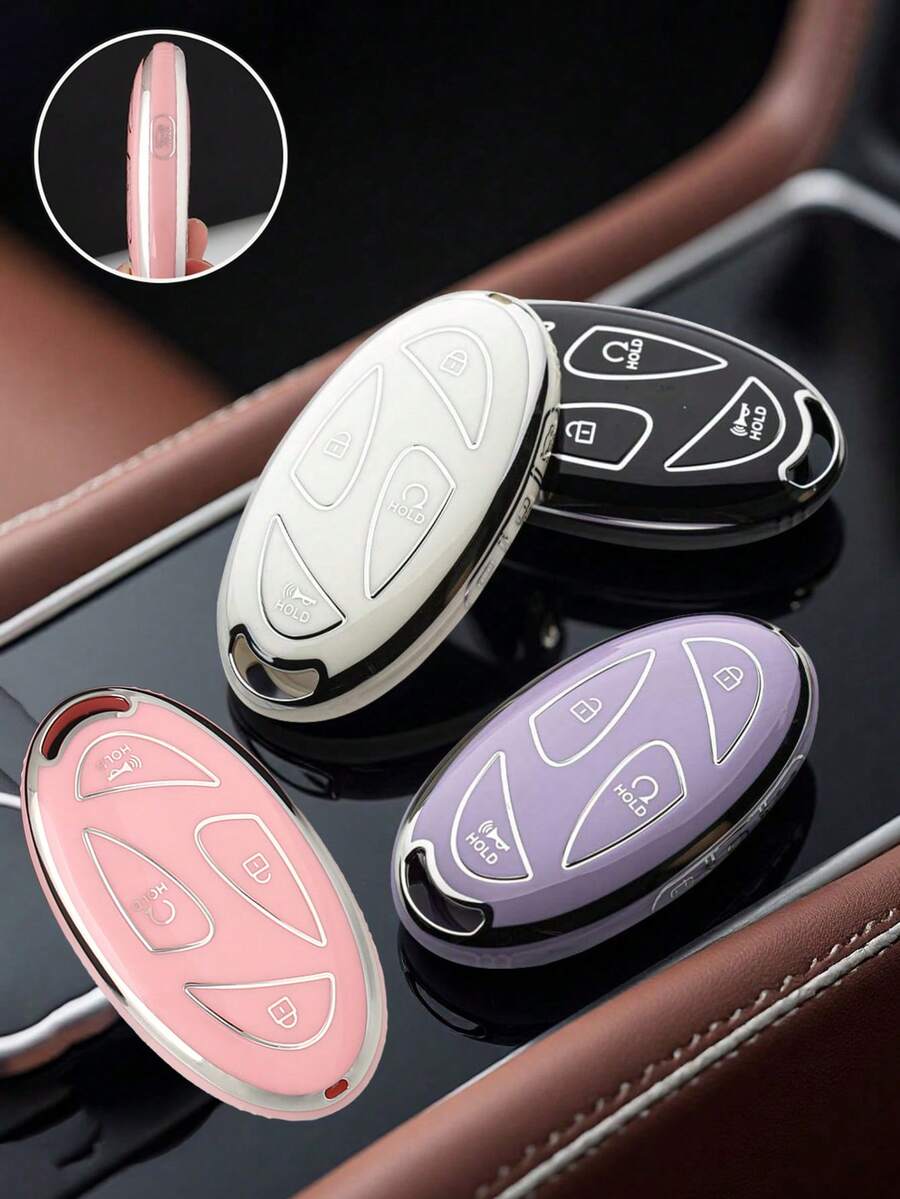 For IONIQ 6 New Grand Prix GN7 Kona 5 7 Buttons Fashion TPU Car Remote Key Case Cover Protected Keychain Fob Accessories