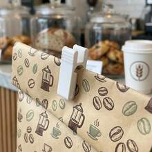 5pcs Snack Bag Sealing Clips, Food Bag Clips, Compact And Durable, Practical Kitchen Tool - A - View 3
