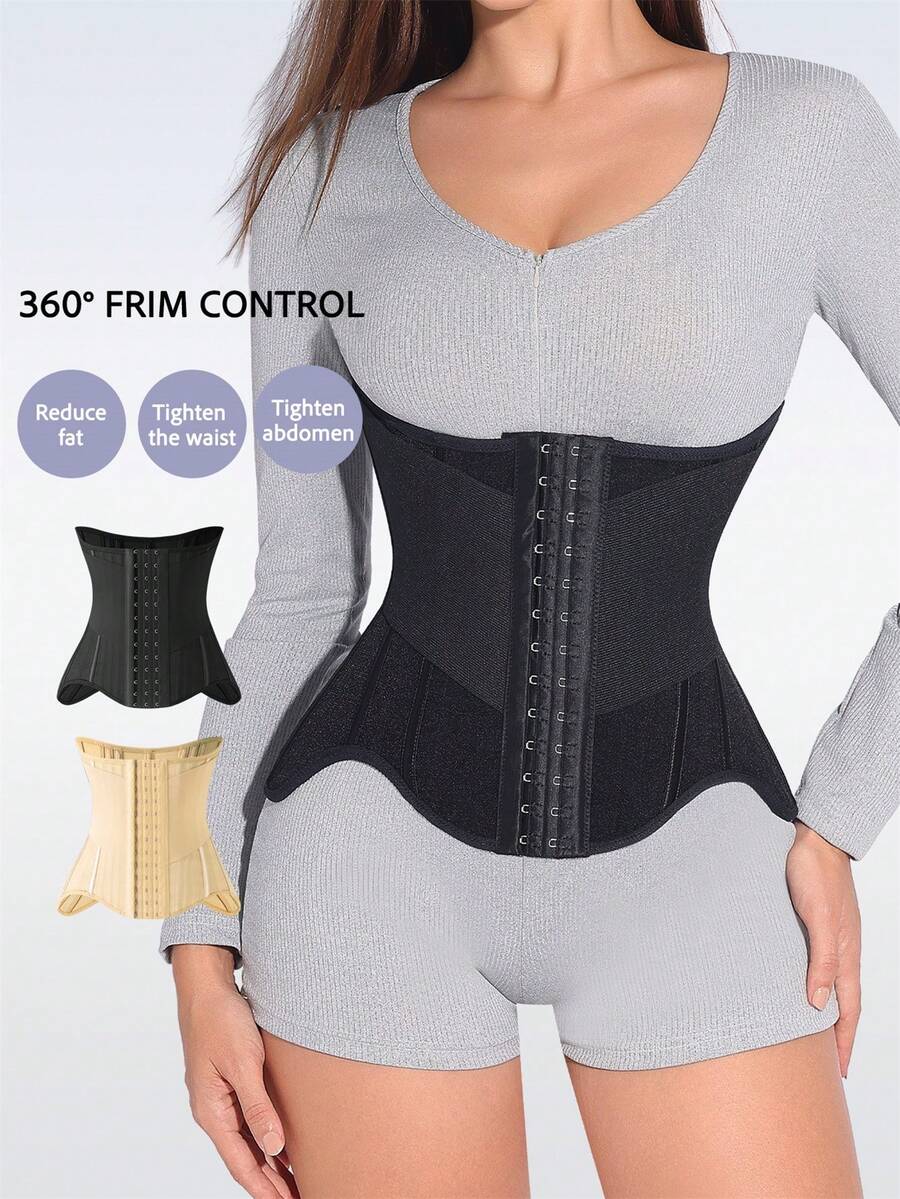 MISTHIN Women Body Shaper Corset Cincher Waist Trainer Tummy Control Gym Fitness Sports Slimming - Multicolor - View 1