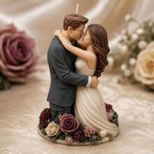 Aesthetic Lovers Embrace Silicone Mold, Realistic Couple Kissing Sculpture Mold For DIY Resin Art, Romantic Flower Base Statue Mold For Bedroom Home Decoration - A - View 7