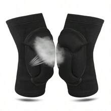 Thickened Foam Padded Knee Pads, Anti-Collision And Shock-Absorbing, Suitable For Home, Sports, Fitness, Yoga, Pilates, Gardening, Dance, Knee Protection - Black - View 6