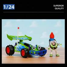 Simba JadaToys 1:24  Buzz Light-Year Turbo Off-Road Vehicle – Premium Alloy Die-Cast Model Car Display Piece, Sci-Fi Tribute Fan Collectible Gift - Multicolor - View 6