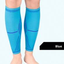 Knitted Compression Calf Sleeves For Men And Women, Breathable Pressure Leg Guards For Running, Basketball, Hiking And Sports - Multicolor - View 2