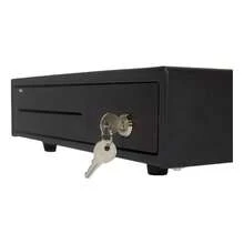 Cajón de dinero Nextep NE-514 negro, caja registradora con 4 compartimentos para billetes y 8 para monedas para tiendas y negocios - Ver 7