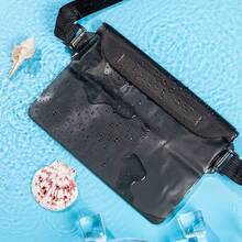 1件防水腰包，戶外防水包，EVA防水游泳腰包，防水手機收納包，輕量防水拉鍊包 - 適用於徒步、旅行、海灘、戶外活動、划船、皮划艇、游泳、露營、野餐等 - 海灘腰包，適合戶外水上運動、海灘派對、情人節、母親節、國慶節、感恩節 - 彩色 - 查看 15