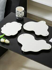 1 件不对称多色亚克力化妆品/珠宝展示托盘 - 無色 - 查看 12