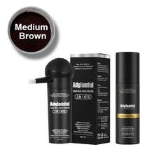 Adglamful 30g Large Capacity Nozzle Hair Fiber Powder With 120ml Styling Lock Spray 2-In-1 Set, Natural Scalp Fit For Thick Hair Volume, Matching Styling Water Strong Hold Anti-Sweat Anti-Fly Powder, Quick Hair Filling And Styling Portable Combo Set - Hair Styling Kit - View 13