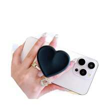 Round, Heart-Shaped Silicone Phone Stand, Foldable Phone Ring Holder, Suitable For Smartphones, Tablets, Phone Accessories - Multicolor - View 10