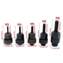 5PCS Hand Rivet Nut Head Nuts Simple Installation Manual Riveter Rivnut Tool - UK-g041801 - View 6