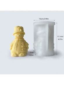 Christmas Snowman DIY Handmade Aromatherapy Plaster Multi-Function Silicone Mold - Snowman - View 4