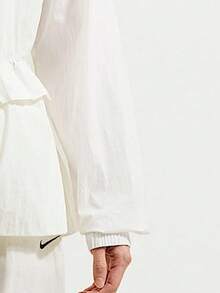 Nike Women's AS W NSW WVN JKT Woven Hooded Jacket IW1388-133 - White - View 4