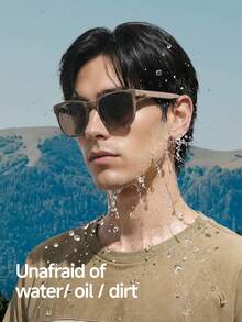 Beneunder Boston Frame Original Color Foldable Fashion Glasses FD009 - Apricot - View 4