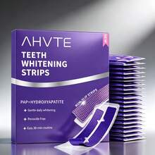 AHVTE Strip Pemutih Gigi Ungu, Pas Anti-Selip, Lembut Tanpa Menyebabkan Sensitivitas Gigi, Melindungi Enamel Gigi, Mudah Dibawa, Penting untuk Liburan, Kencan, Pernikahan, Perjalanan - Mengupas - View 8