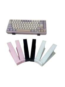 2pcs/Pair Ergonomic Keyboard Riser, Non-Slip Universal Stand, Effortless Typing, Reduced Wrist Fatigue, Non-Slip Stable, Highly Adaptable. Minimalist And Versatile. - Multicolor - View 8