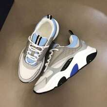 New CD Sneakers, Dad Shoes For Couples, Retro-Style Platform Sneakers, Breathable And Versatile - 01灰藍白 - 查看 2