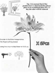 MEHELANY 6/1 pieza Flores de lirio artificiales color caqui, decoración floral falsa, flores de plástico falsas, adecuadas para ramos de decoración del hogar, regalos de boda DIY, suministros para fiestas de cumpleaños, decoración de centros de mesa, decoración de fondo fotográfico de cosecha de otoño, Acción de Gracias y Halloween - Caqui - Ver 7