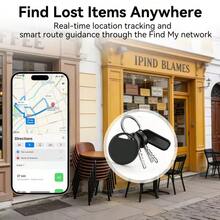RSH 5pcs AirTag Smart Tags, "Find My" Luggage Tracker, Compatible With IPhone (IOS Only, Not Compatible With Android), Global Precise Anti-Loss Positioning Smart Tracker, Replaceable Battery, Privacy Protection, Suitable For Keys, Backpacks, Suitcases - Multicolor - View 5