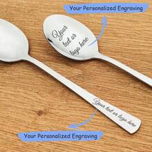 Custom Ice Cream Shovel Spoon, Personalised Funny Father's Day Gifts For Dad And Grandad, Bespoke Engraved Metal Ice Cream Scoop, Custom Name Engraved Dessert Utensil, Novelty Humorous Male Keepsake Present, Durable Stainless Steel Kitchen Accessory - Multi-color Stainless Steel Spoon - View 9