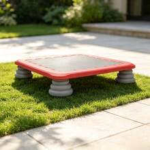 kangten Small Trampoline, Mini Bouncing Board, Balance And Bounce For Indoor And Outdoor Use - Red - View 1