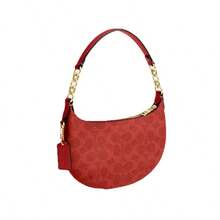 Coach Women's Mini Payton Chain Top Handle Bag - 赤紅 - 查看 6