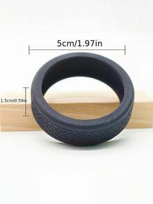 4pcs/1pc Silicone Luggage Wheel Protective Covers, Silent Shock-Absorbing Universal Wheel Caps, Sports Travel Accessories Easy Installation Diameter 5cm - Multicolor - View 2
