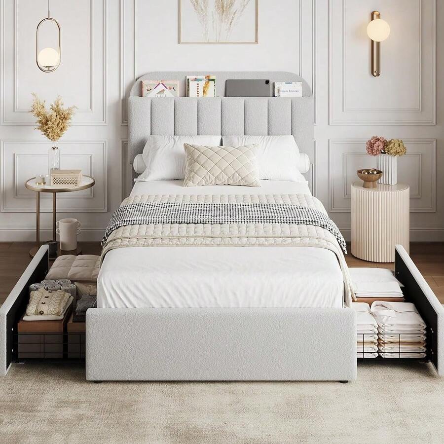 Kselythan Beds - Grey - View 1