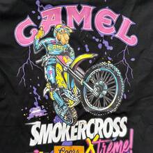 SmokerCross Xtreme T-Shirt Neon Motocross Graphic Tee For Dirt Bike Fans Retro 90s Motorcycle Racing Cotton Shirt For Men Gifts Streetwear,Y2K, - Black - View 1