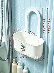 Cheerful Deer Design Multi-Functional Colander, Thickened Design, Easy To Disassemble, No-Drill Sink Filter Rack, Dual Use For Kitchen And Bathroom, Sponge And Cloth Storage Basket, Also Suitable For Washing Vegetables And Fruits - Multicolor - View 11