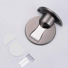 2/1pc Invisible Magnetic Door Stopper, No Drilling Required, Dual-Use Door Stopper, Strong Magnetic Suction, Suitable For 5.5mm-9mm Door Gap. Multi-Functional, Portable Safety Door Stopper For Home Decor, Room Decor, Bedroom Decor, Bathroom Decor In Autumn And Winter. Can Be Used For Halloween, Christmas On-Site Door And Window Installation To Reduce Safety Hazards. - Multiple Styles - View 8
