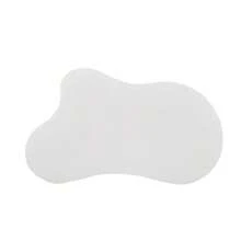 (Previous Sku:N625P256509510W) Irregular Cloud-Shaped Coffee Table, 107cm Long, 66cm Wide, 40.5cm High, MDF Tabletop And PVC Legs, With Felt Pad - White - View 8