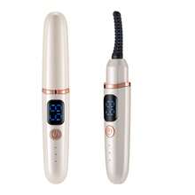 New Electric Eyelash Curler, Heated Eyelash Curler, 3 Adjustable Temperature Levels, 300mAh Large Capacity Battery, 15s Fast Heating, Long-Lasting Curl, With Battery Indicator Light, Women's Holiday Gift, Holiday Makeup Essential, Fashionable Eye-Enlarging - Multicolor - View 12